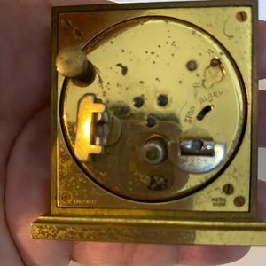 Very rare vintage Hermes’ travel clock